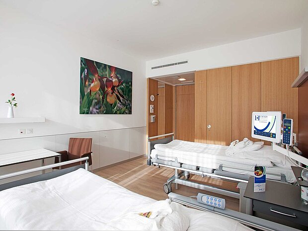 Zimmer auf Station D4 Zimmer auf Station D4