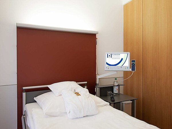 Bett auf der Komfortstation Bett auf der Komfortstation